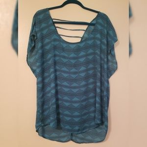 Torrid size 1 Aztec print top
